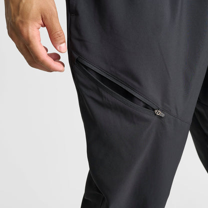 Men's New Balance Woven Zip Pocket Jogger Pants - Black