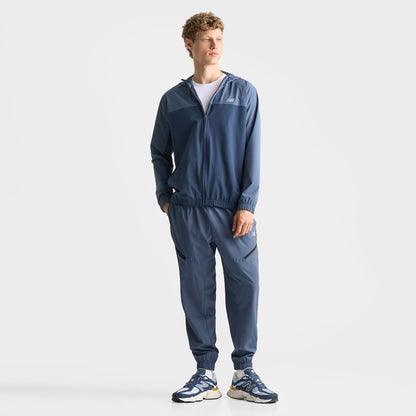 Men's New Balance Woven Zip Pocket Jogger Pants - Navy/Vintage Indigo