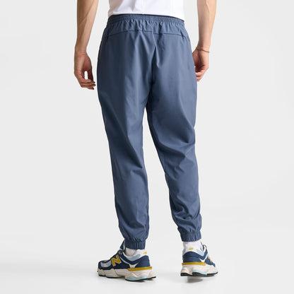 Men's New Balance Woven Zip Pocket Jogger Pants - Navy/Vintage Indigo