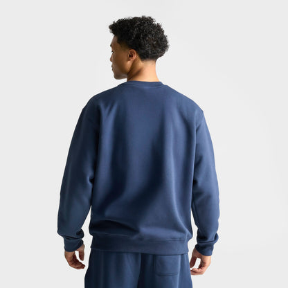 Men's New Balance Athletics Chenille Fleece Crewneck Sweatshirt - NB Blue/Teal/White