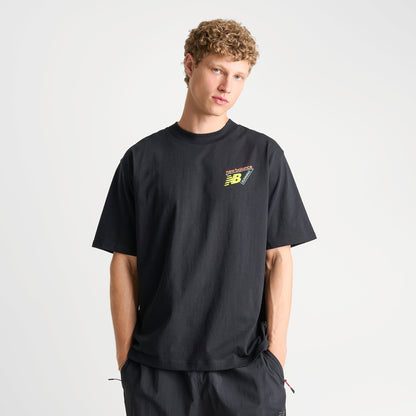 Men's New Balance Classic Tri-Logo Heat Map T-Shirt - Black