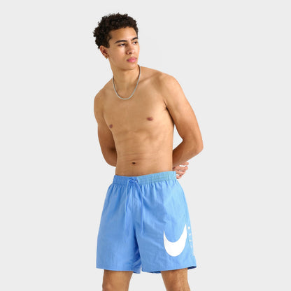 Men's Nike Swim Breaker 7-Inch Lined Volley Shorts - University Blue