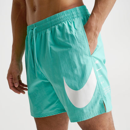 Men's Nike Swim Breaker 7-Inch Lined Volley Shorts - Bleached Turquoise
