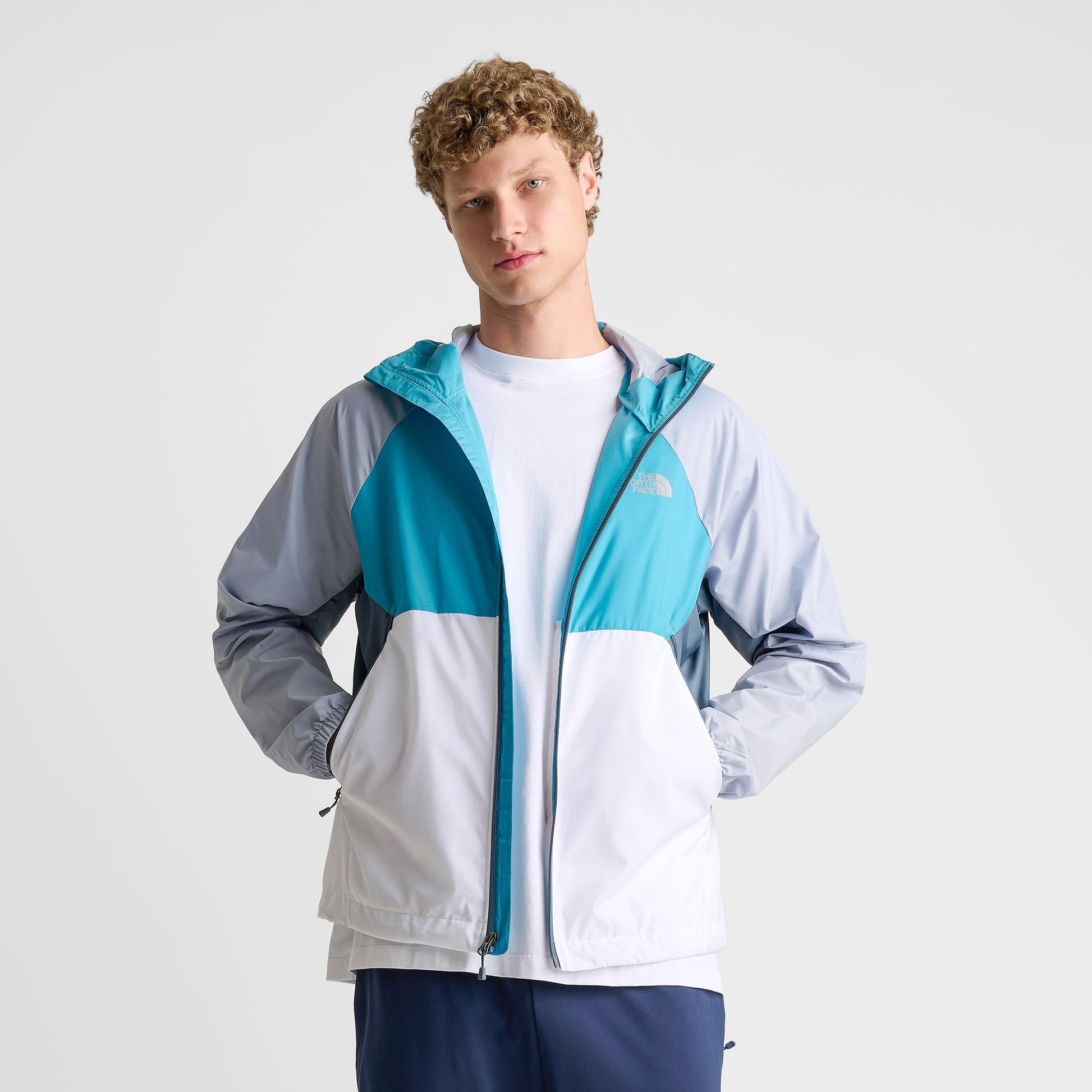 Men's The North Face Ventacious II Wind Jacket - River Ice