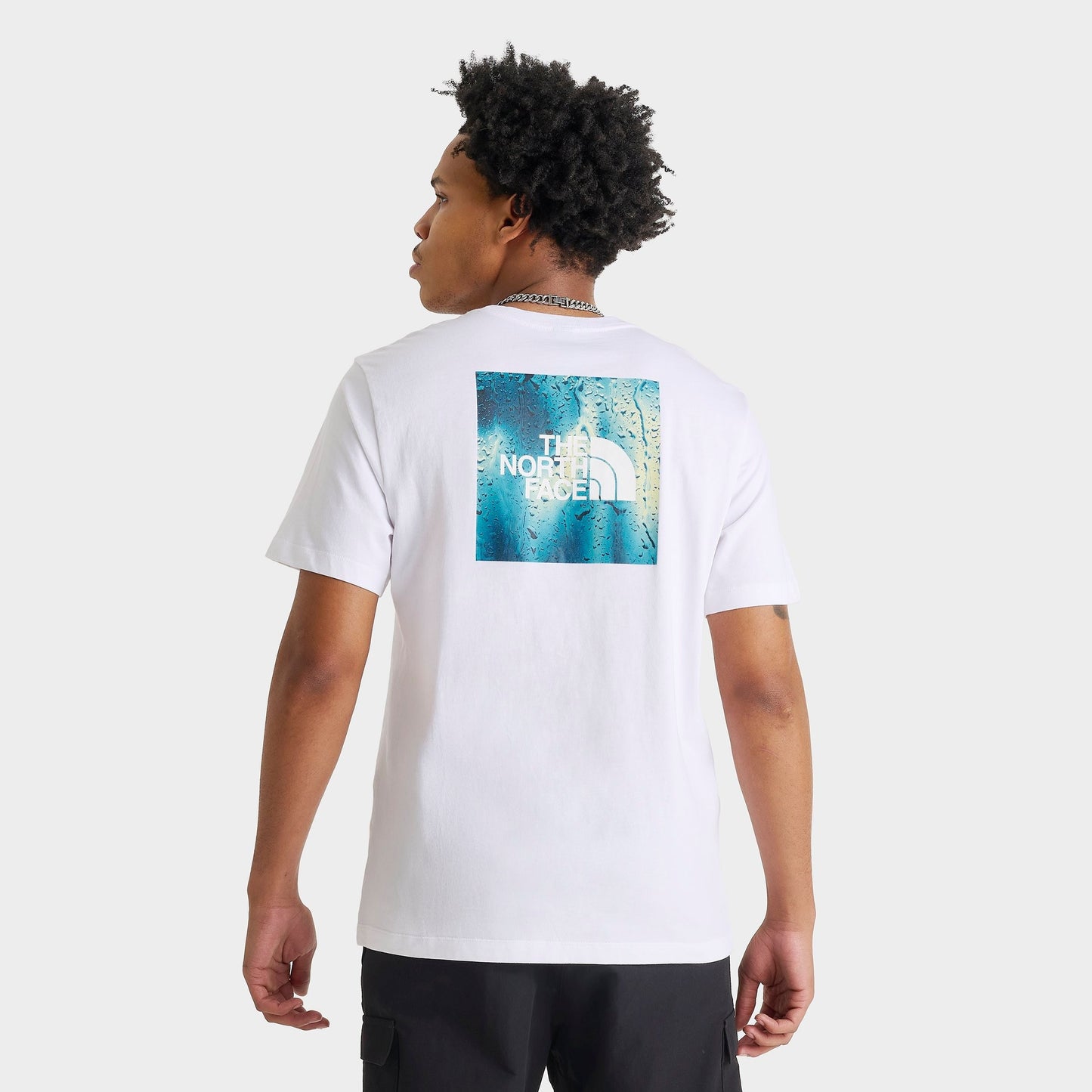 Men's The North Face Half Dome Box Rain T-Shirt - TNF White