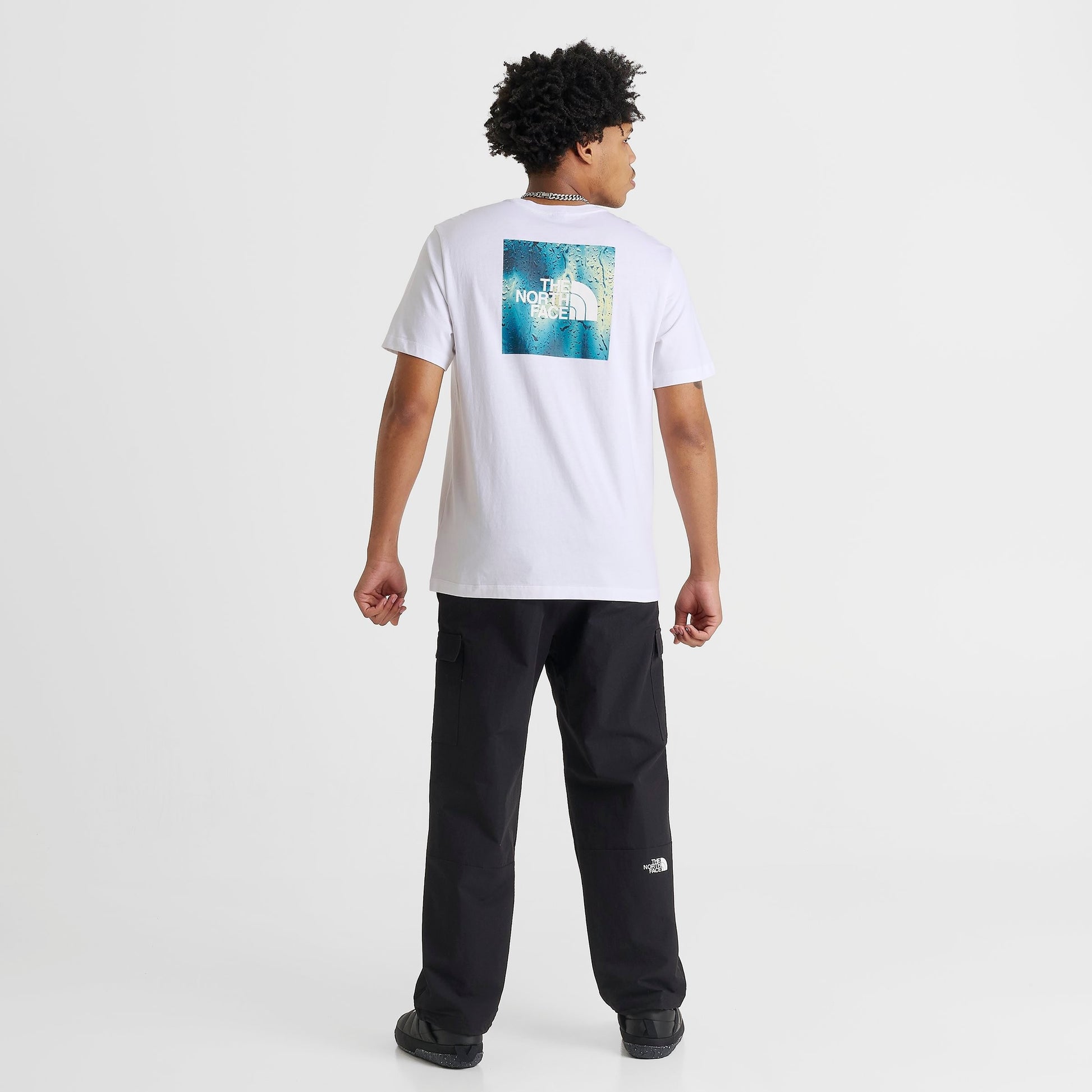Men's The North Face Half Dome Box Rain T-Shirt - TNF White