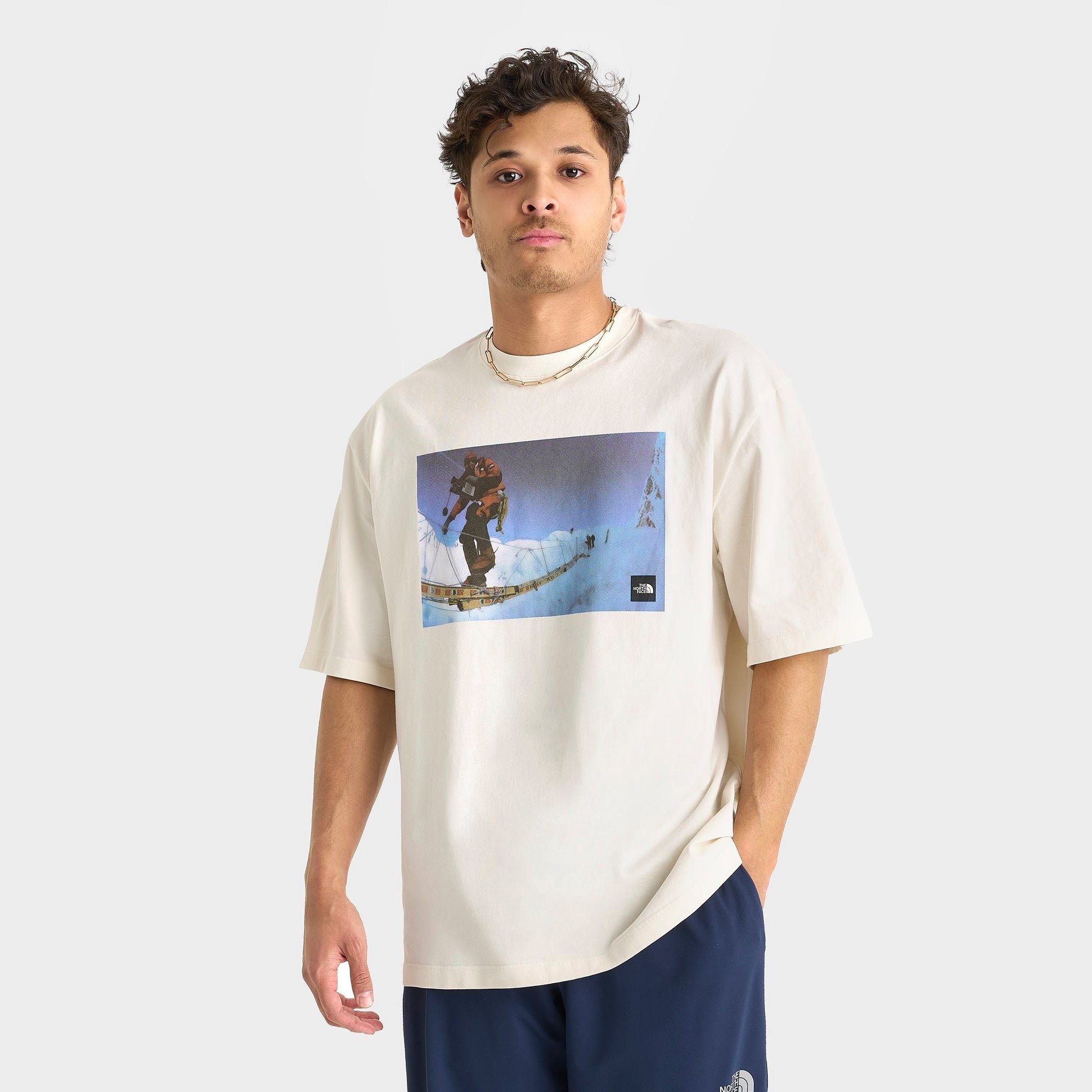 Men's The North Face Bridge Photo Graphic T-Shirt - White Dune