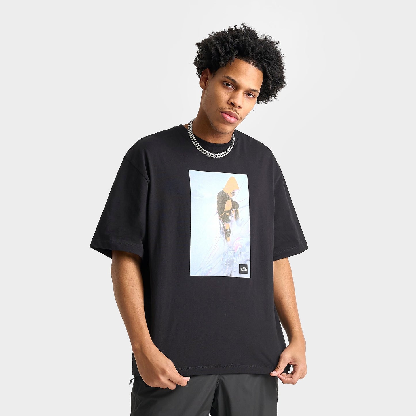 Men's The North Face Climber Photo Graphic Oversized T-Shirt - TNF Black