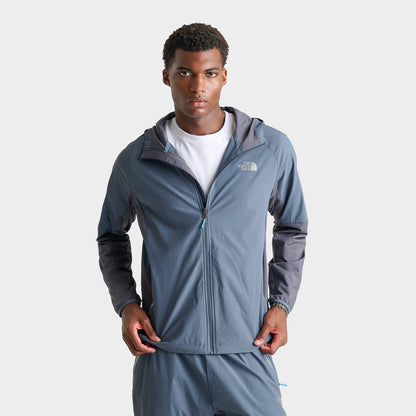 Men's The North Face Performance Woven Hooded Jacket - Granite Grey