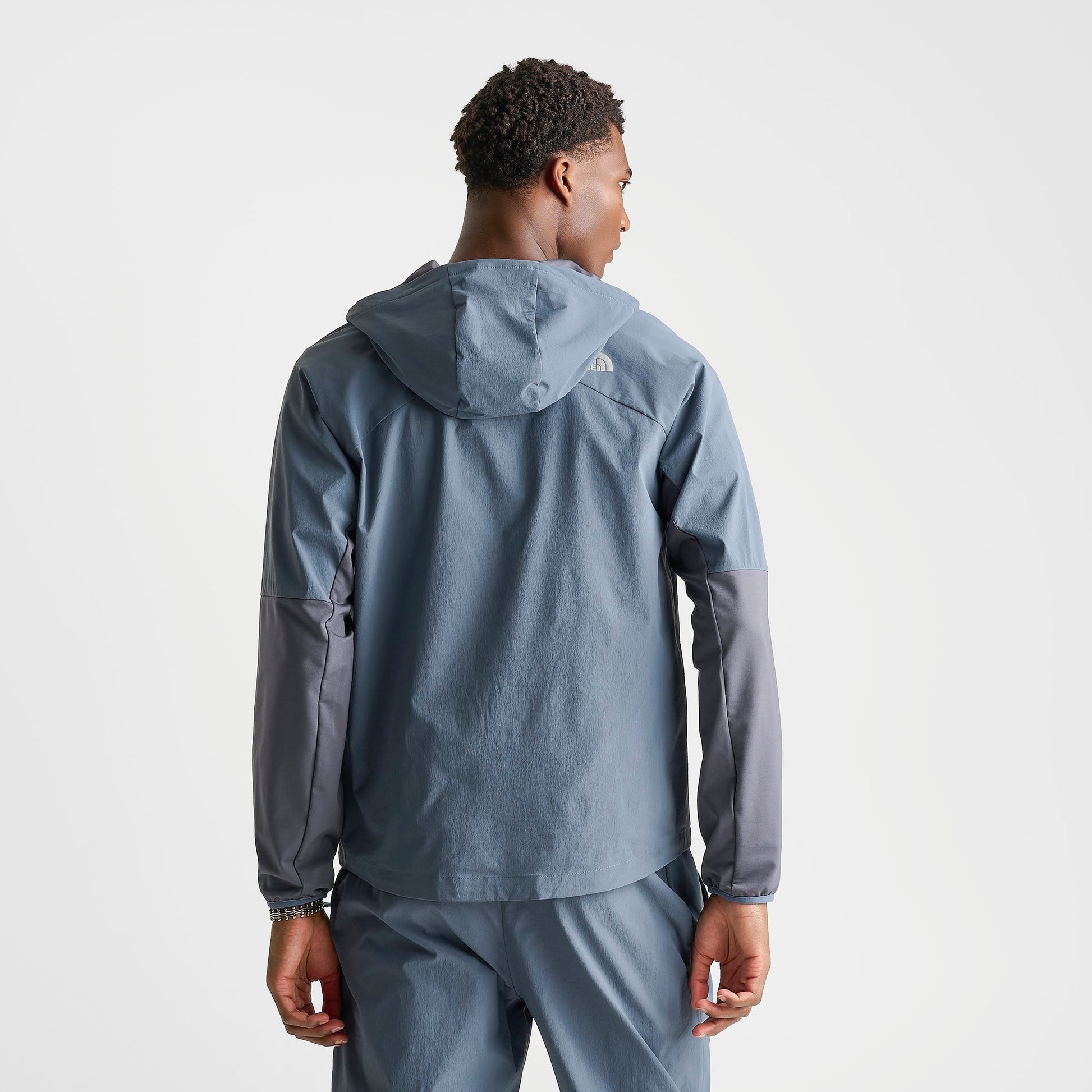 Men's The North Face Performance Woven Hooded Jacket - Granite Grey