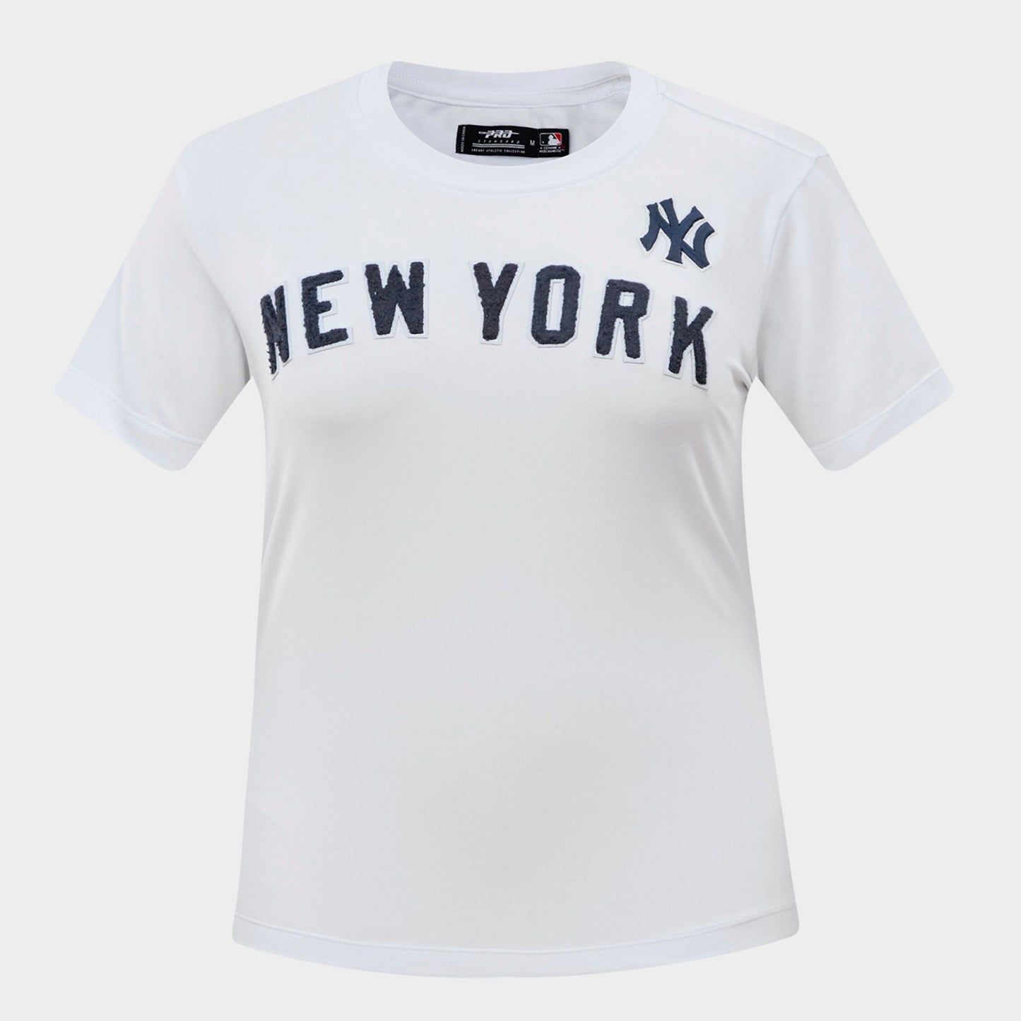Women's Pro Standard New York Yankees MLB Classic Single Jersey Slim T-Shirt - White