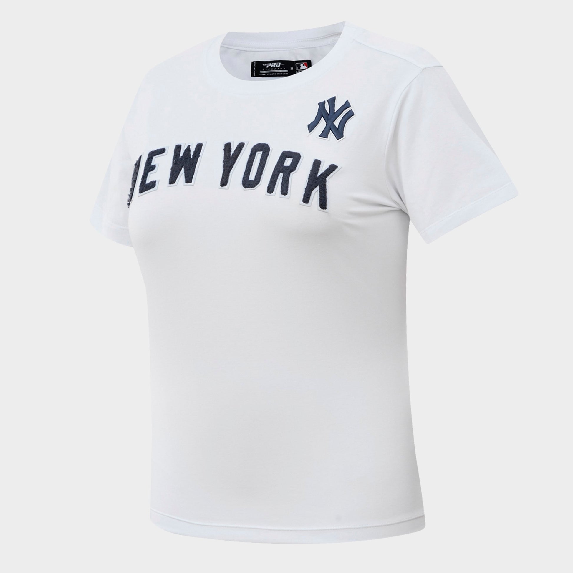 Women's Pro Standard New York Yankees MLB Classic Single Jersey Slim T-Shirt - White