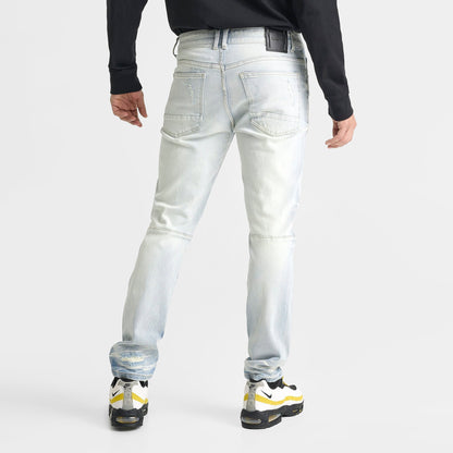 Men's Smoke Rise Distressed Slim Denim Jeans - Lotus Blue
