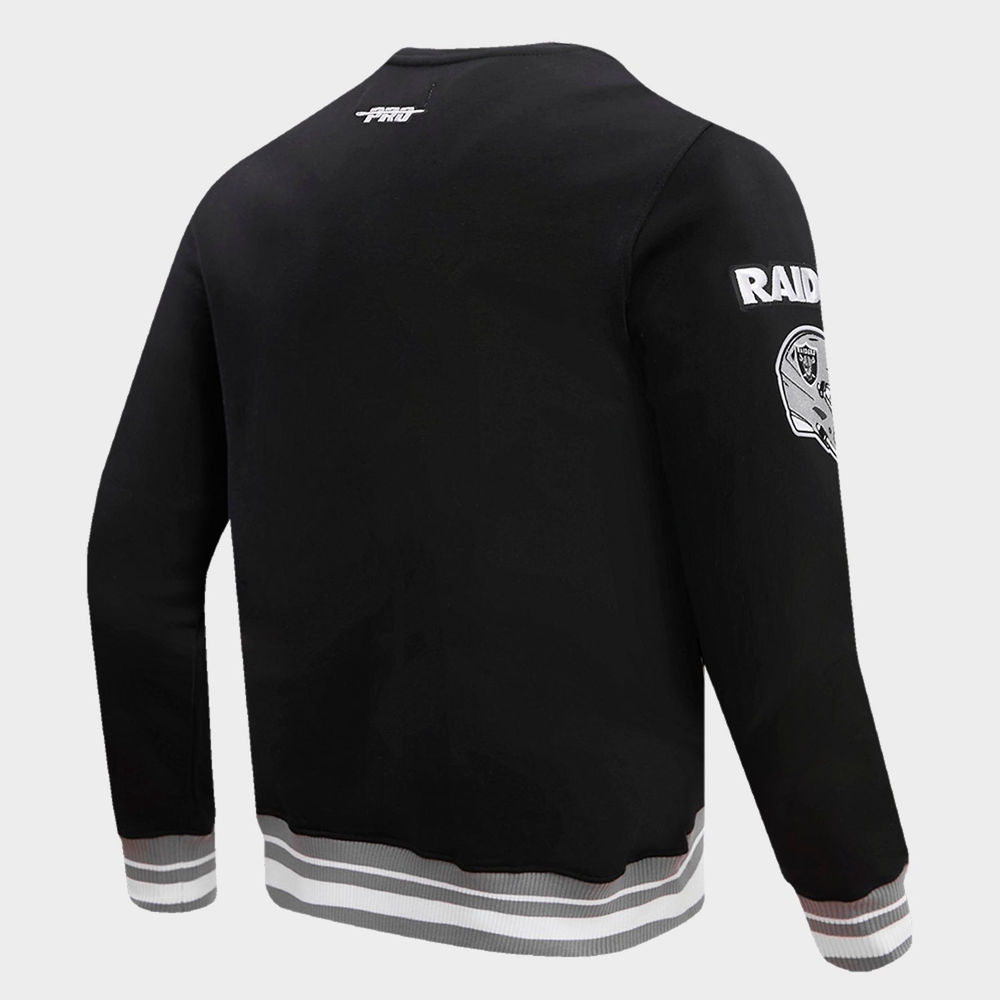 Men's Pro Standard Las Vegas Raiders NFL Mashup Crewneck Sweatshirt - Black/Grey