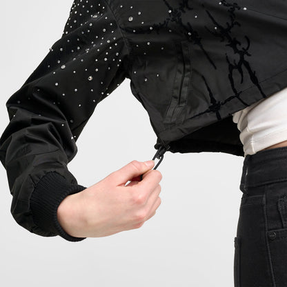 Women's Smoke Rise Cameron Celestial Bomber Jacket - Black