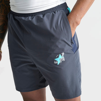 Men's Reprimo Vortex Shorts - Blue Steel/Cyan