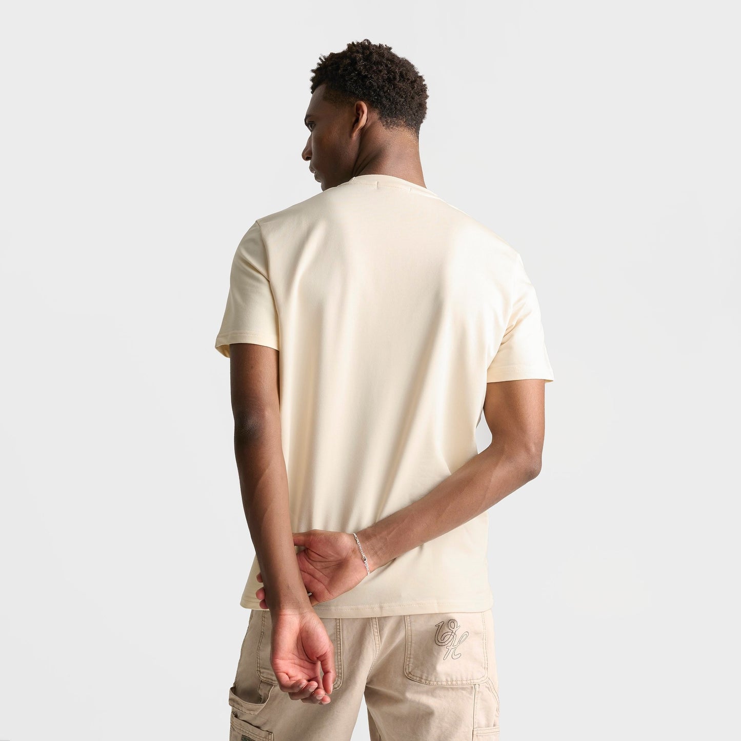 Men's Streetz Iz Watchin Streetz Paradise T-Shirt - Cream