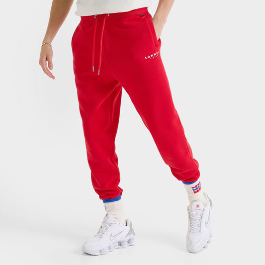 Sonneti London Essential Jogger Pants - Mars Red/White