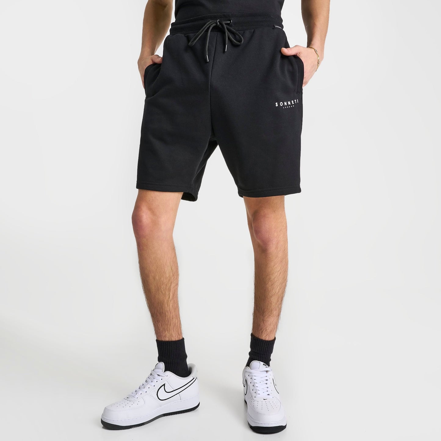 Men's Sonneti French Terry 7" Brom Shorts - Black