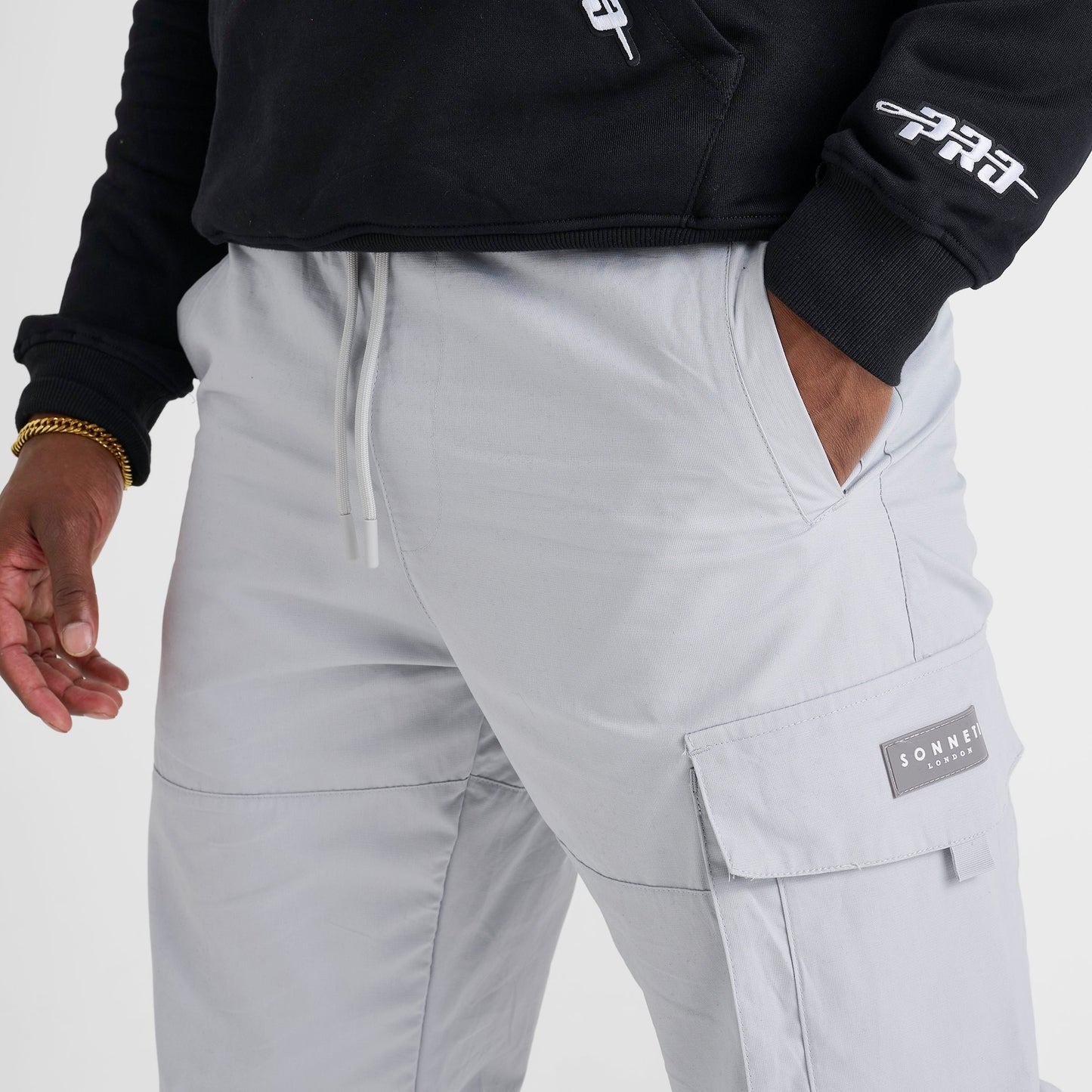 Men's Sonneti London Bolt Cargo Pants - Grey