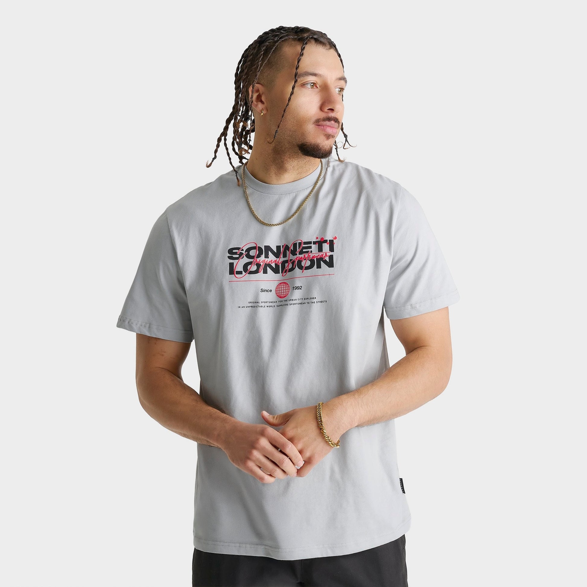 Men's Sonneti London Dream T-Shirt - Grey
