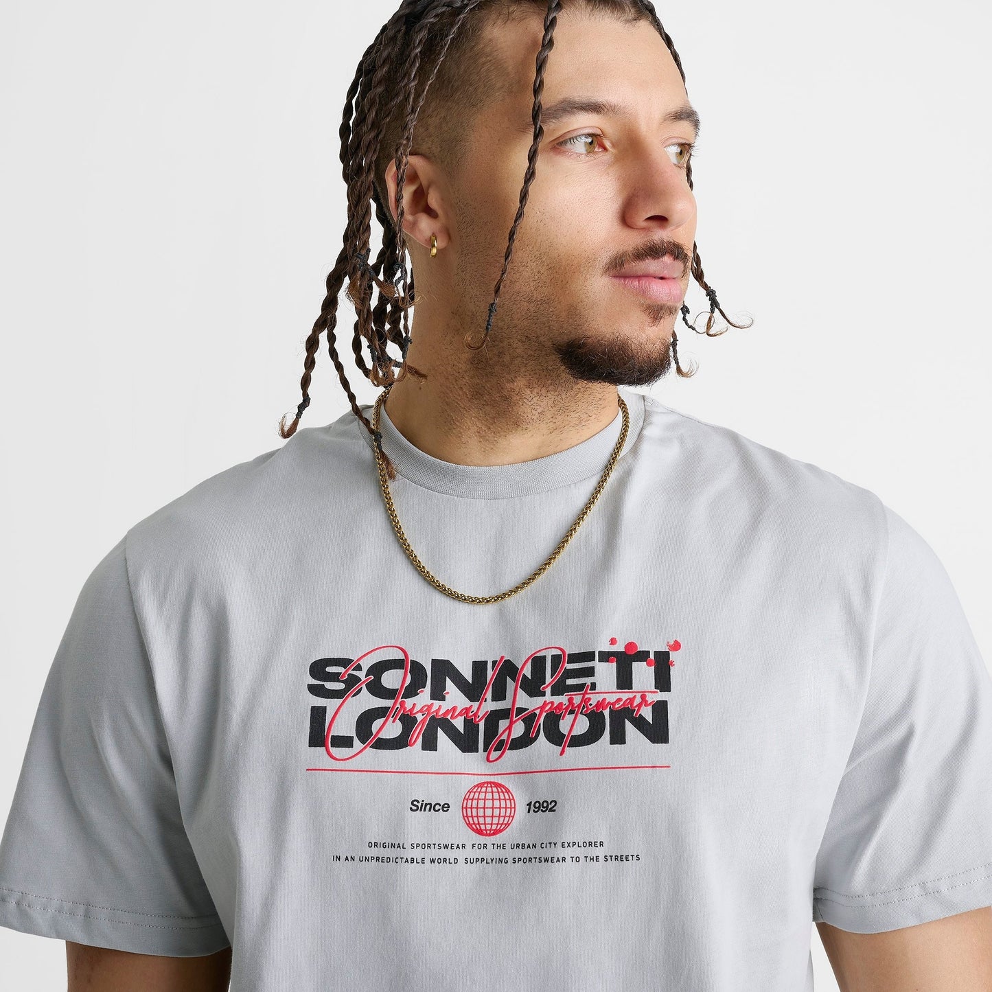 Men's Sonneti London Dream T-Shirt - Grey
