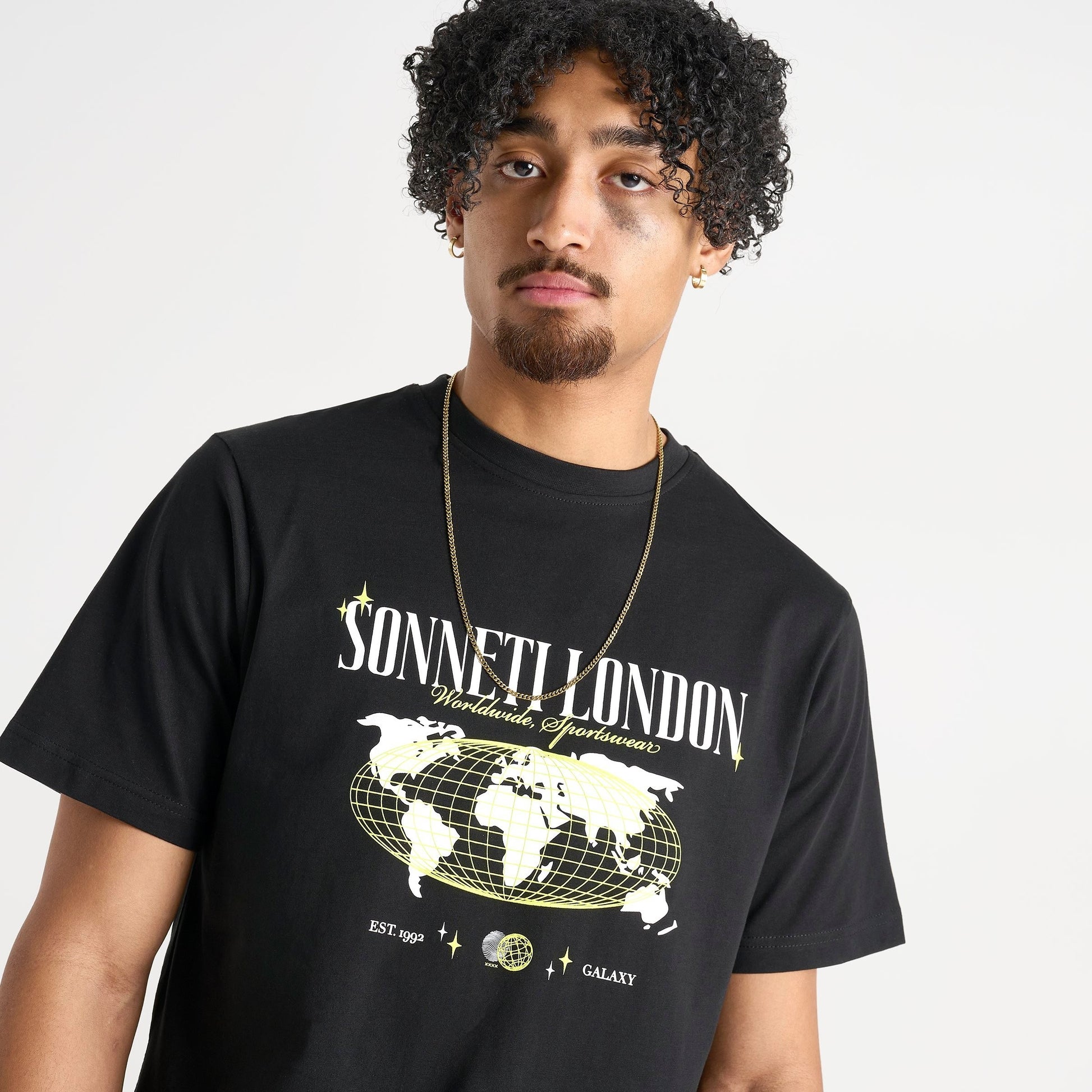 Men's Sonneti London International T-Shirt - Black