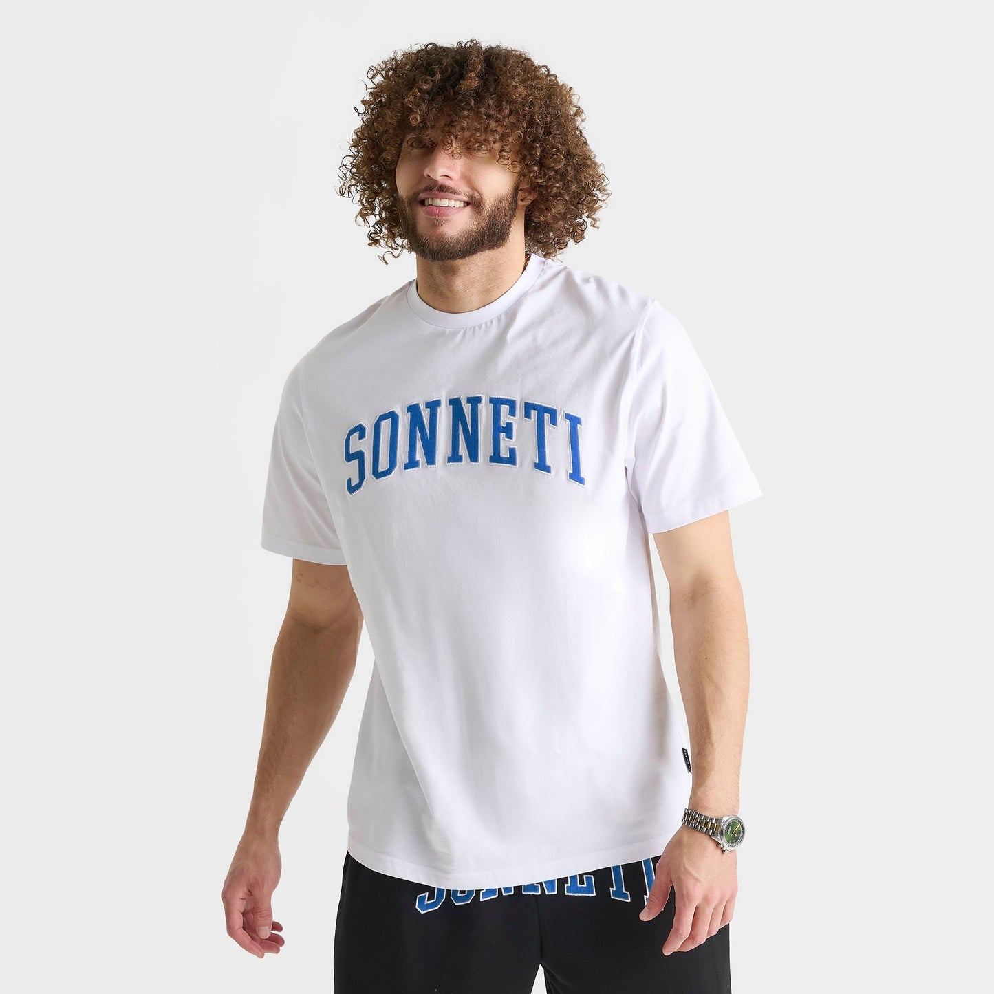 Men's Sonneti Kilo T-Shirt - White/Marina Blue