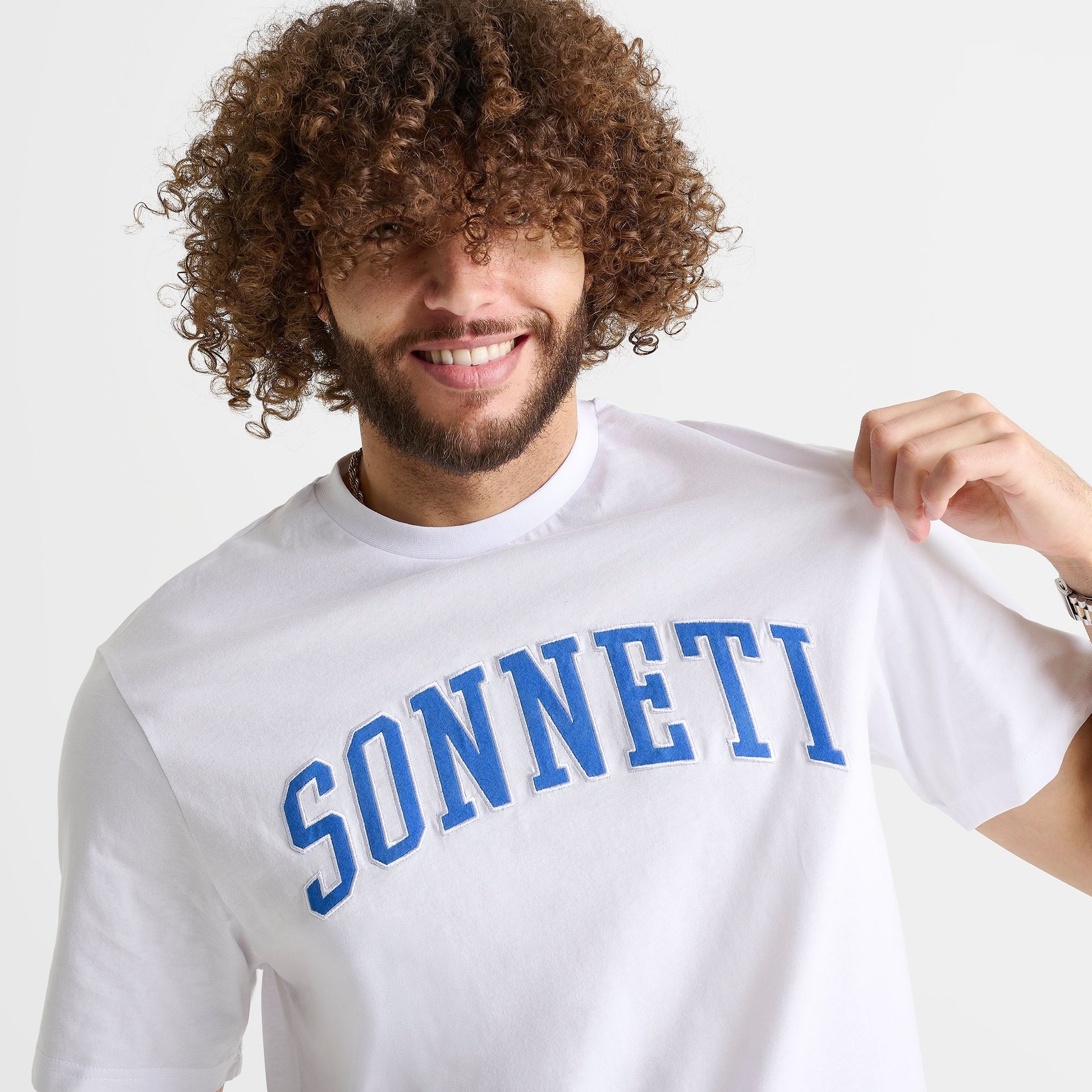 Men's Sonneti Kilo T-Shirt - White/Marina Blue