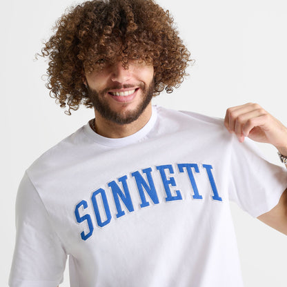 Men's Sonneti Kilo T-Shirt - White/Marina Blue