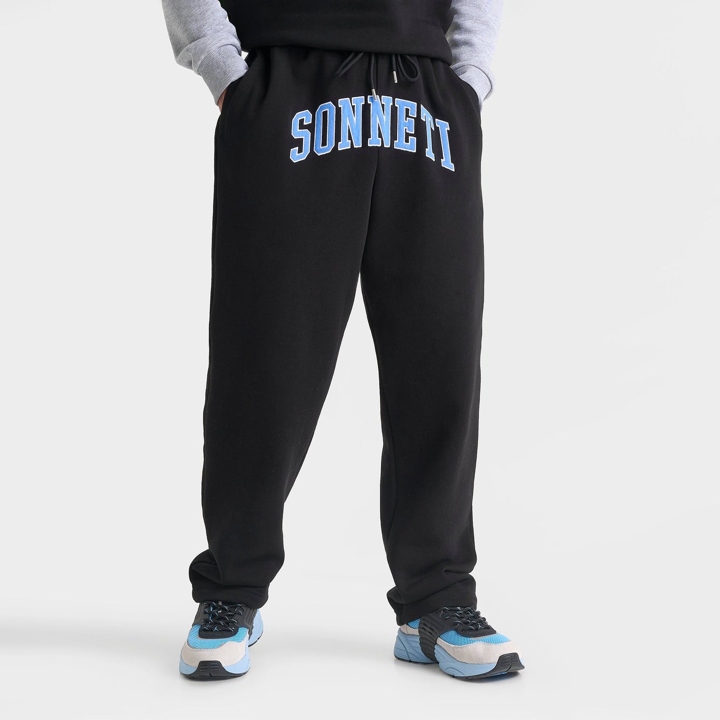 Men's Sonneti Kilo Fleece Sweatpants - Black/Marina Blue