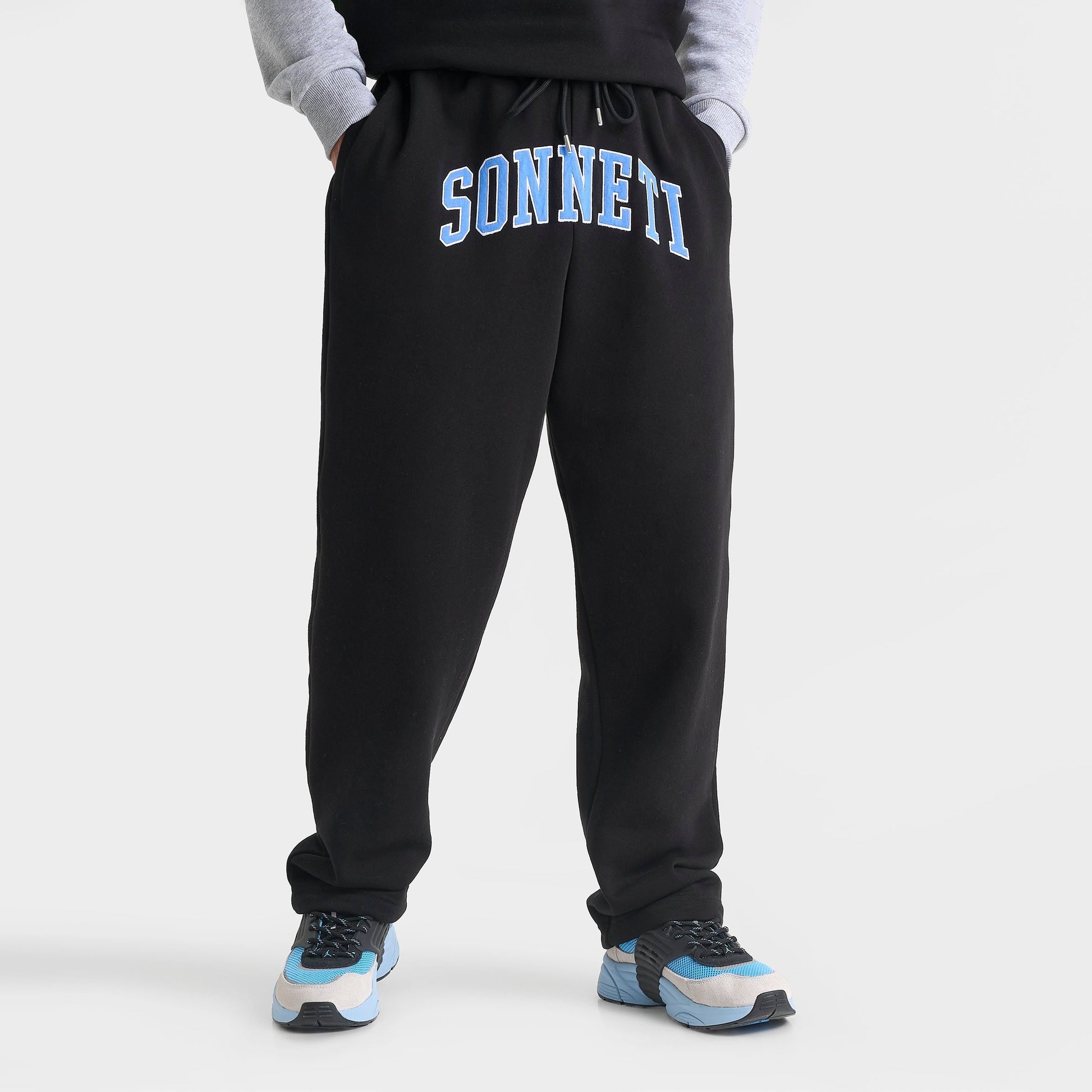 Men's Sonneti Kilo Fleece Sweatpants - Black/Marina Blue