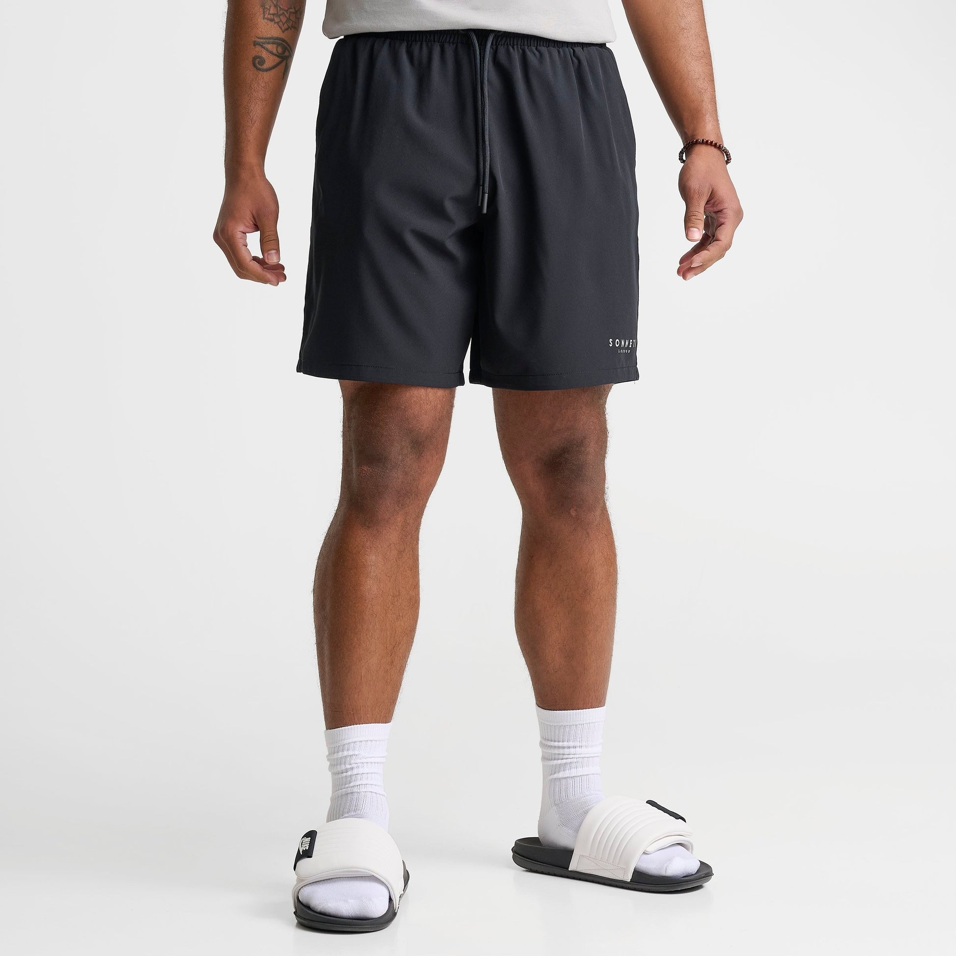Men's Sonneti London City Shorts - Black/Reflective
