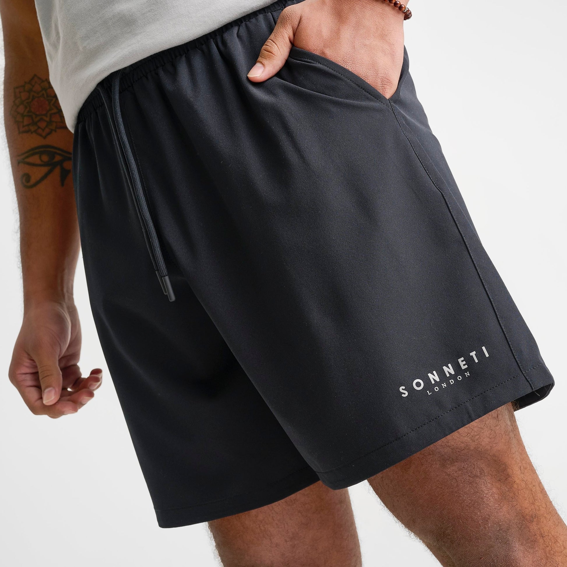 Men's Sonneti London City Shorts - Black/Reflective