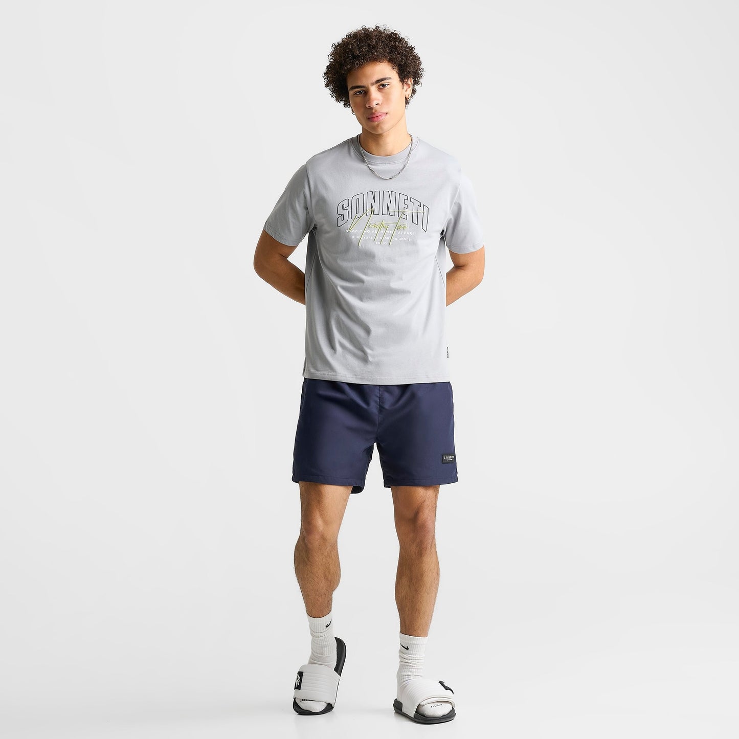Men's Sonneti London Rocco Swim Shorts - Navy/Cool Blue