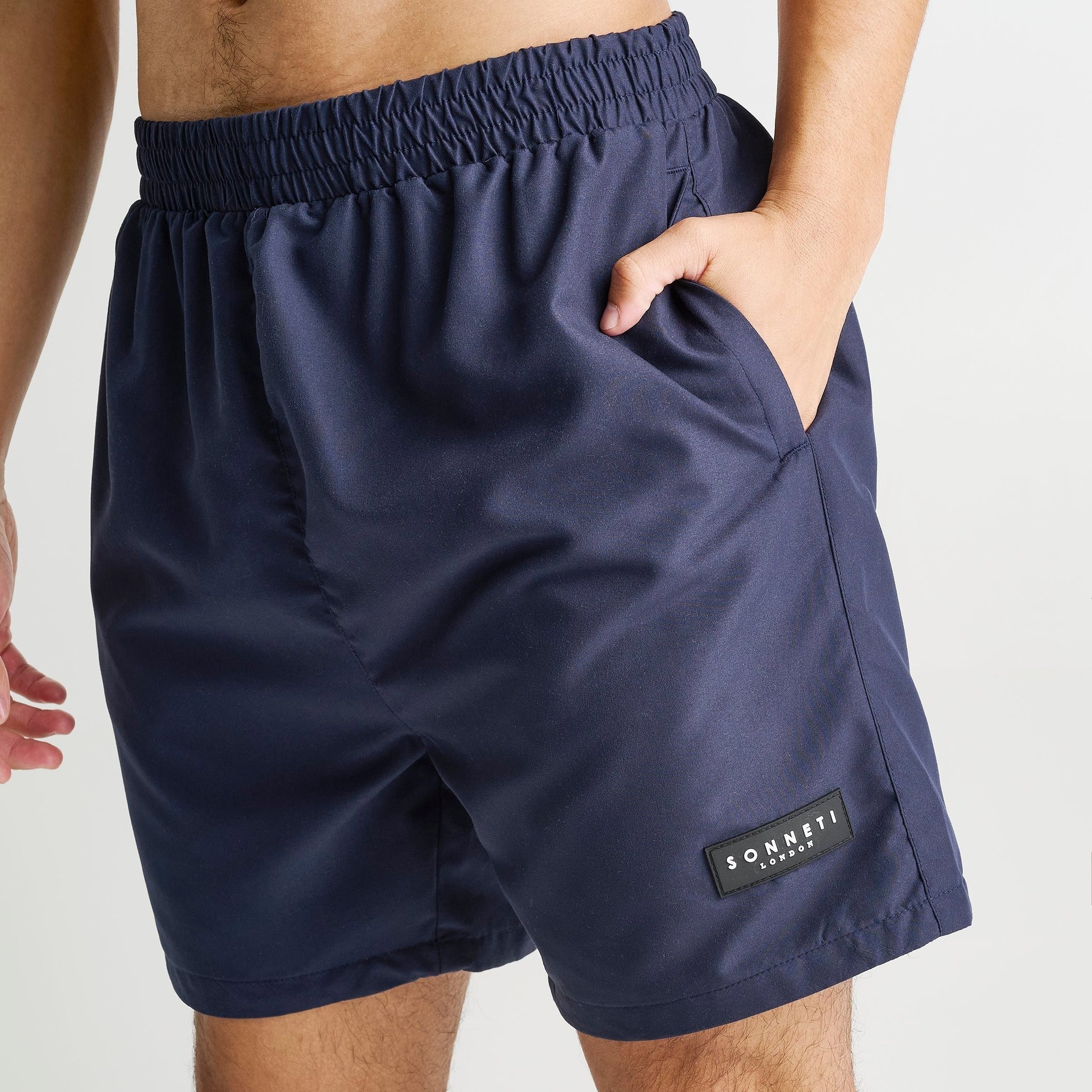 Men's Sonneti London Rocco Swim Shorts - Navy/Cool Blue
