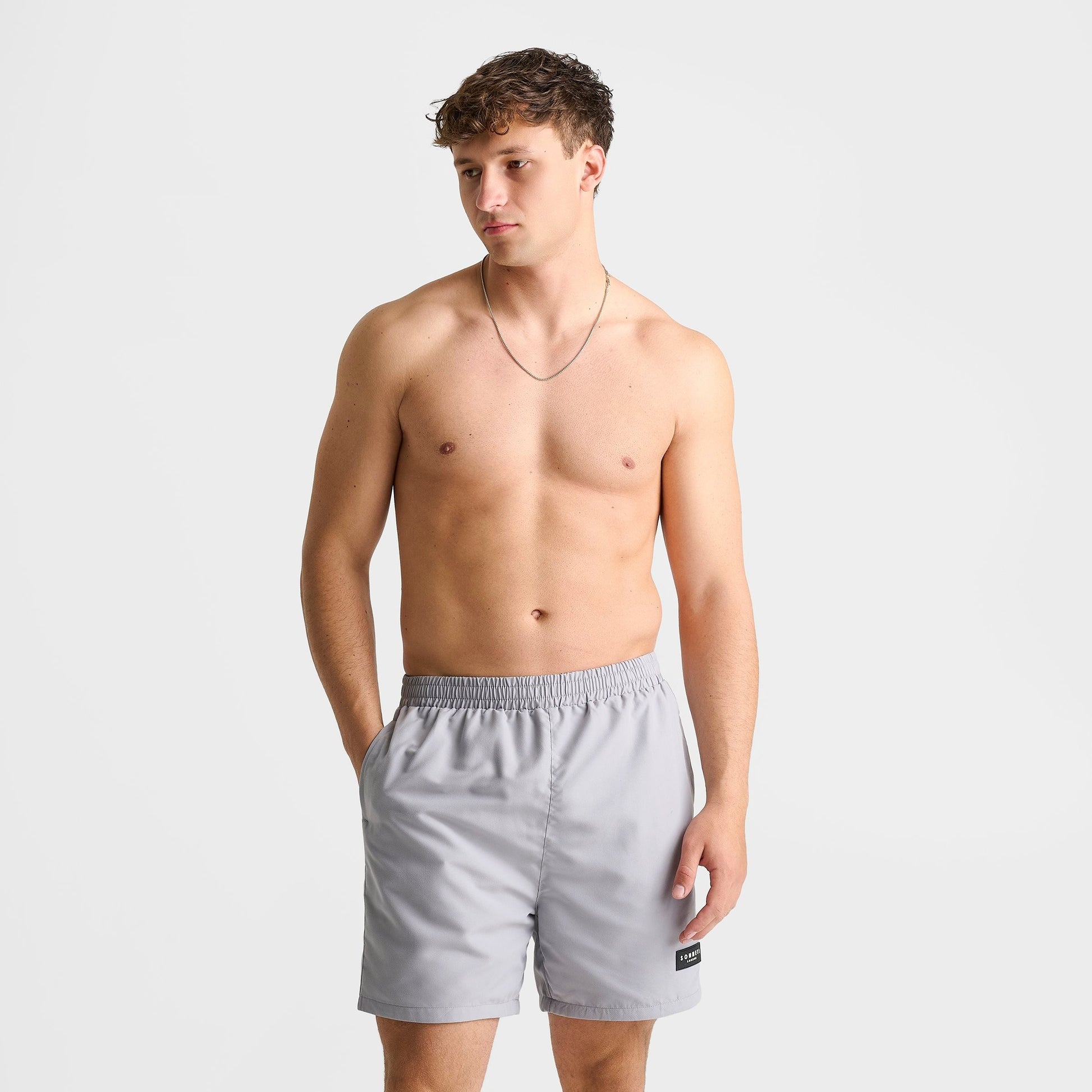 Men's Sonneti London Rocco Swim Shorts - Formal Grey/Black