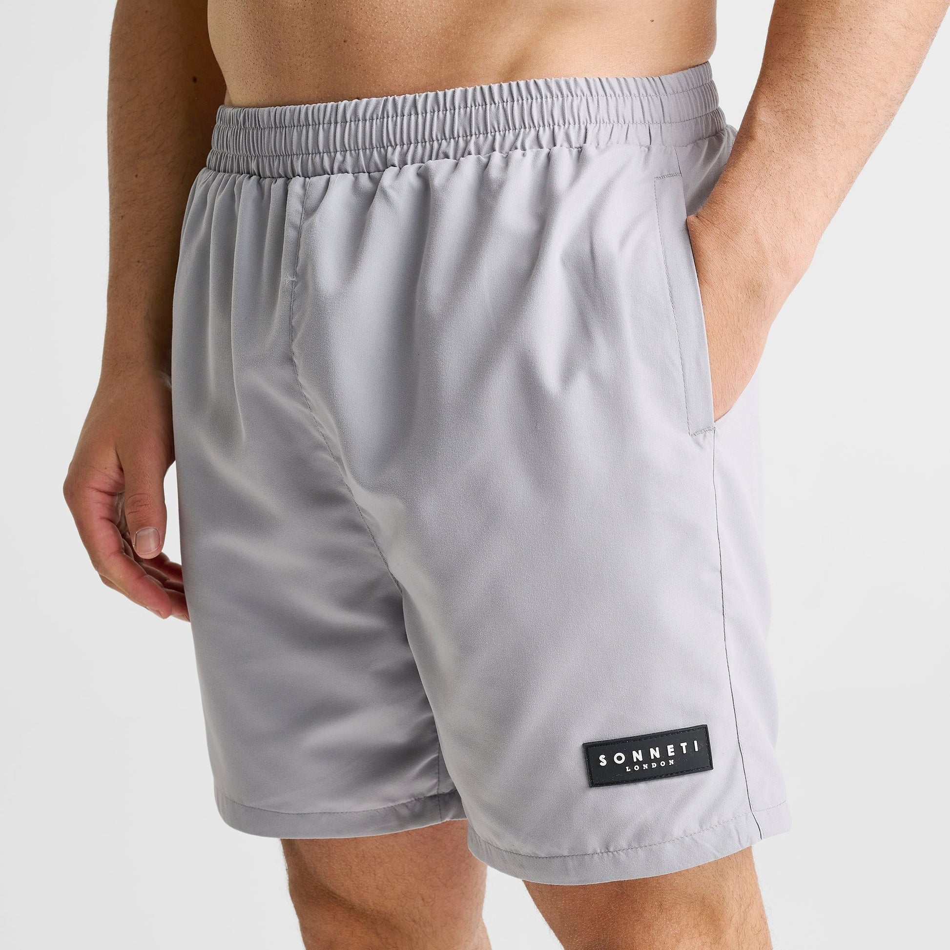 Men's Sonneti London Rocco Swim Shorts - Formal Grey/Black