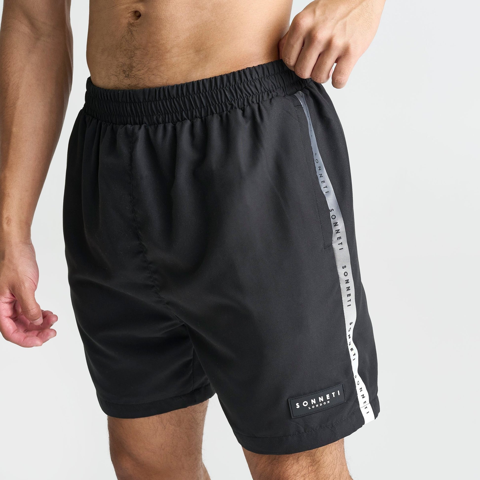 Men's Sonneti London Fade Swim Shorts - Black/Grey