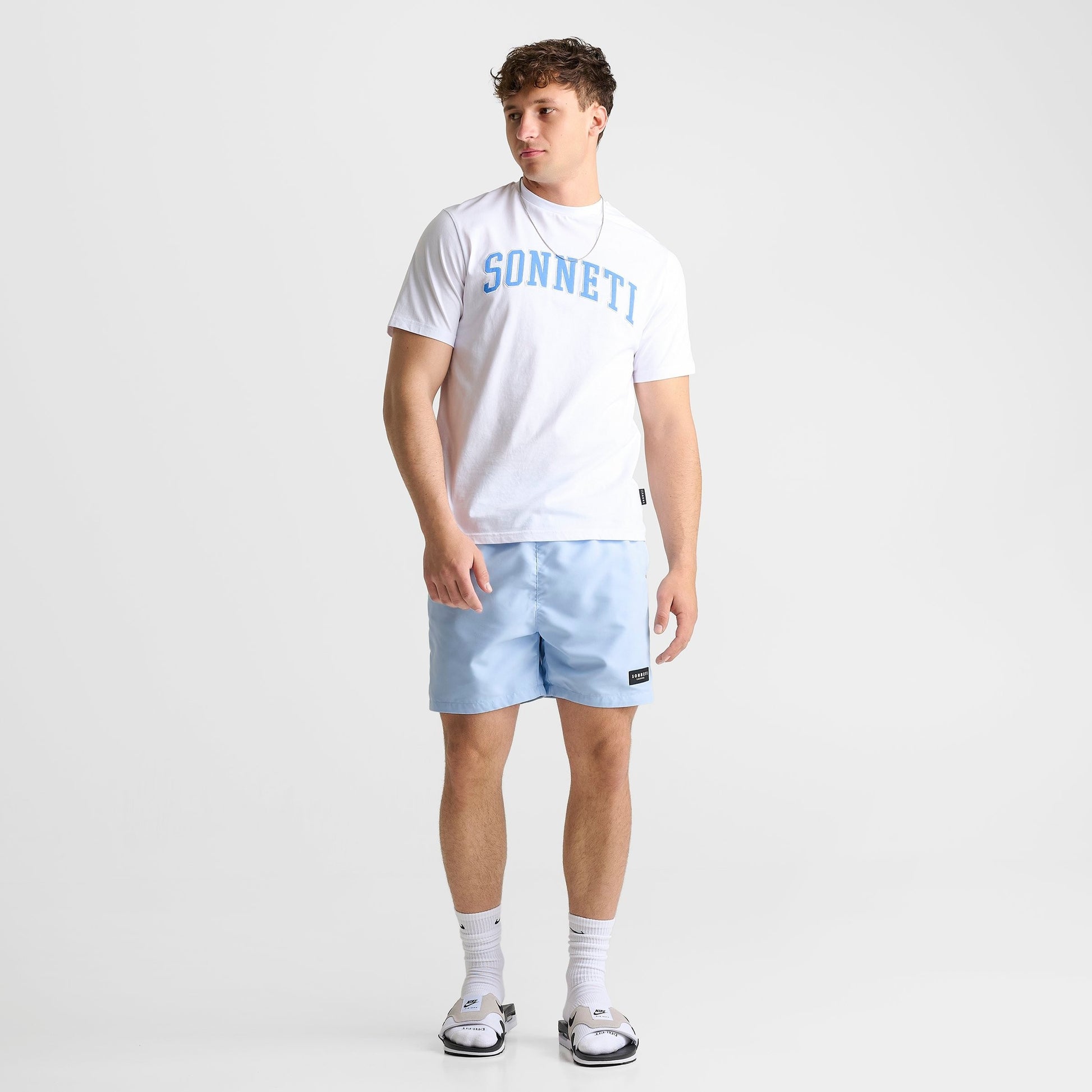 Men's Sonneti London Fade Swim Shorts - Cool Blue/Black