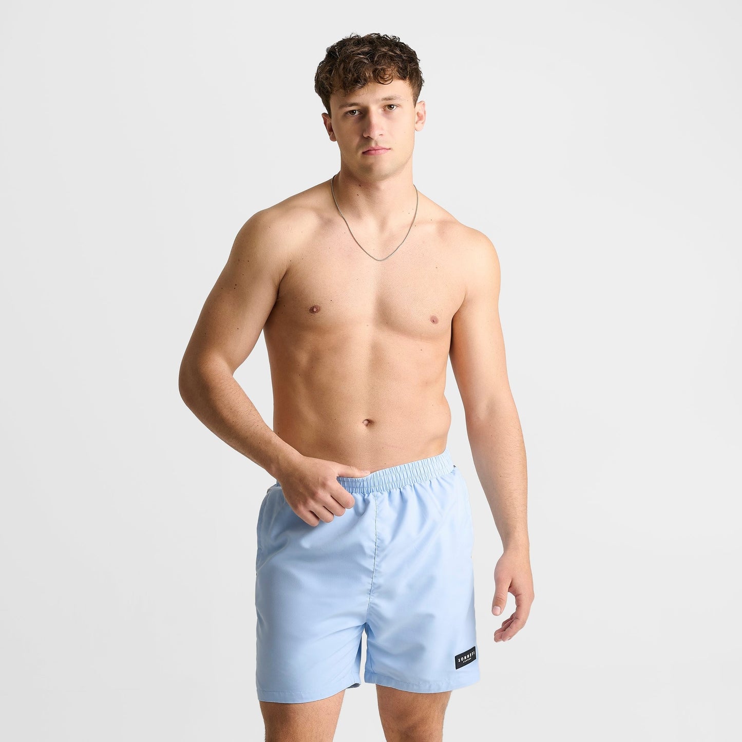 Men's Sonneti London Fade Swim Shorts - Cool Blue/Black