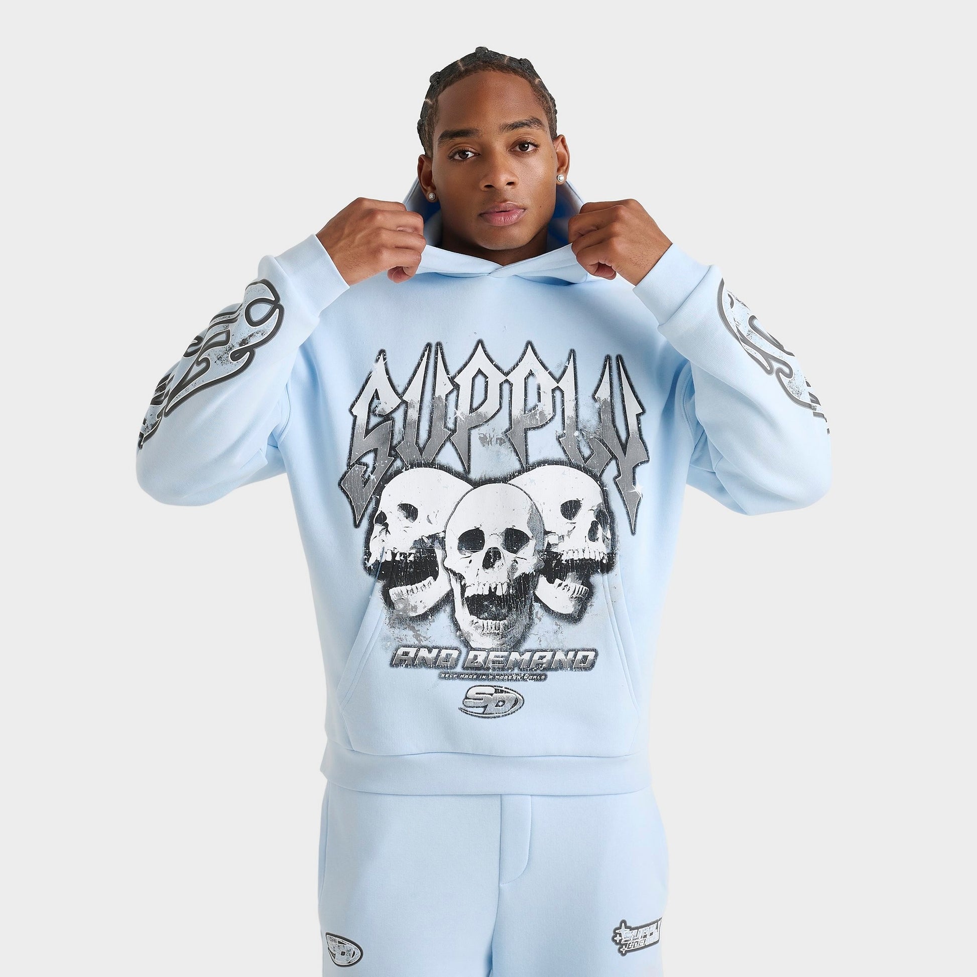 Men's Supply & Demand Tampa Hoodie - Clear Sky