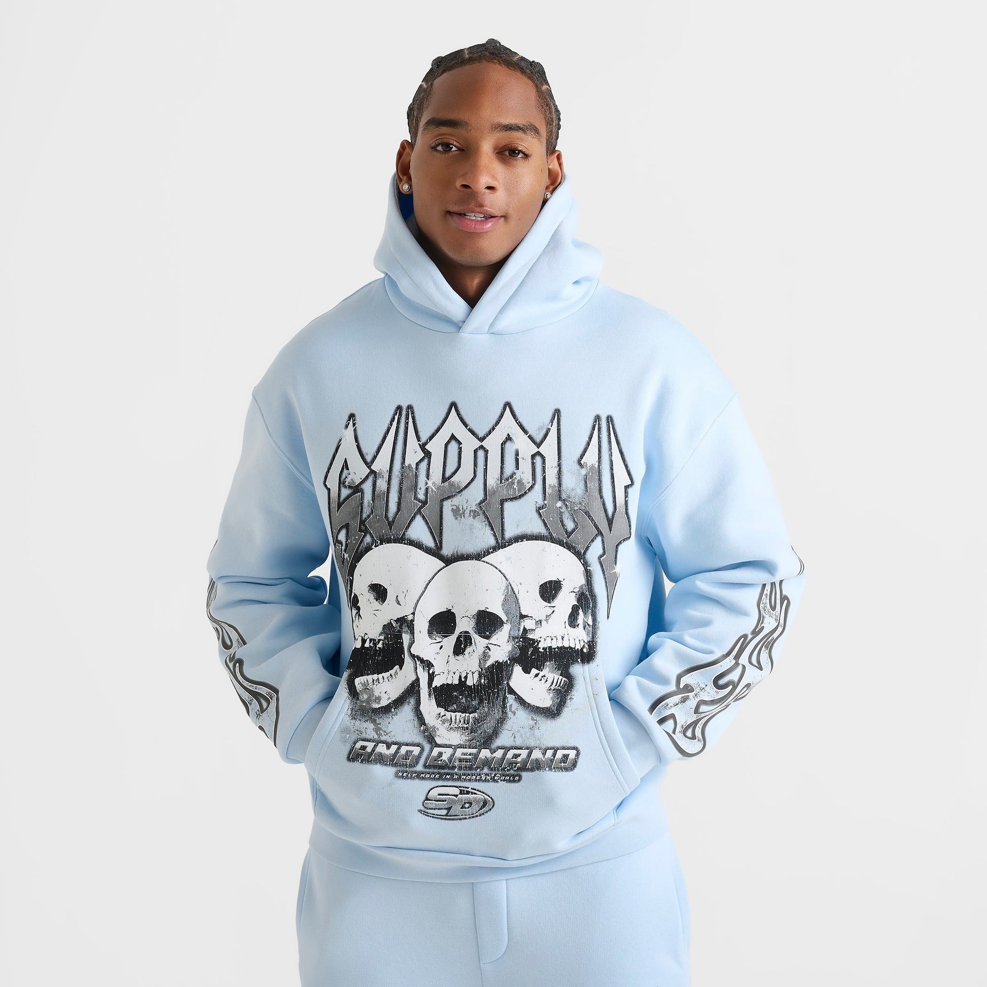 Men's Supply & Demand Tampa Hoodie - Clear Sky