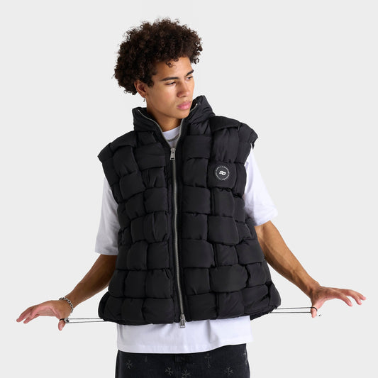 Men's Supply & Demand Weaver Puffer Vest - Black