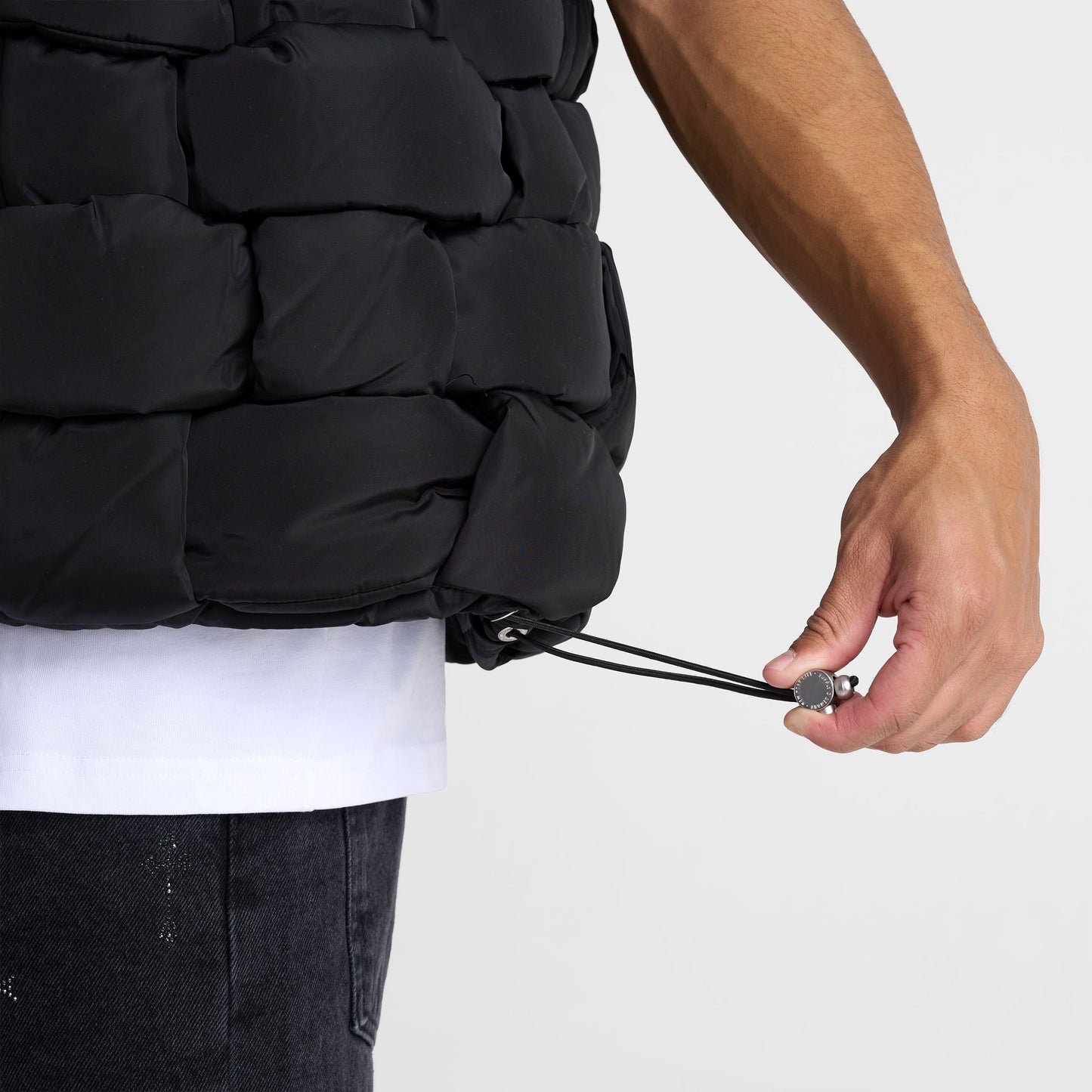 Men's Supply & Demand Weaver Puffer Vest - Black