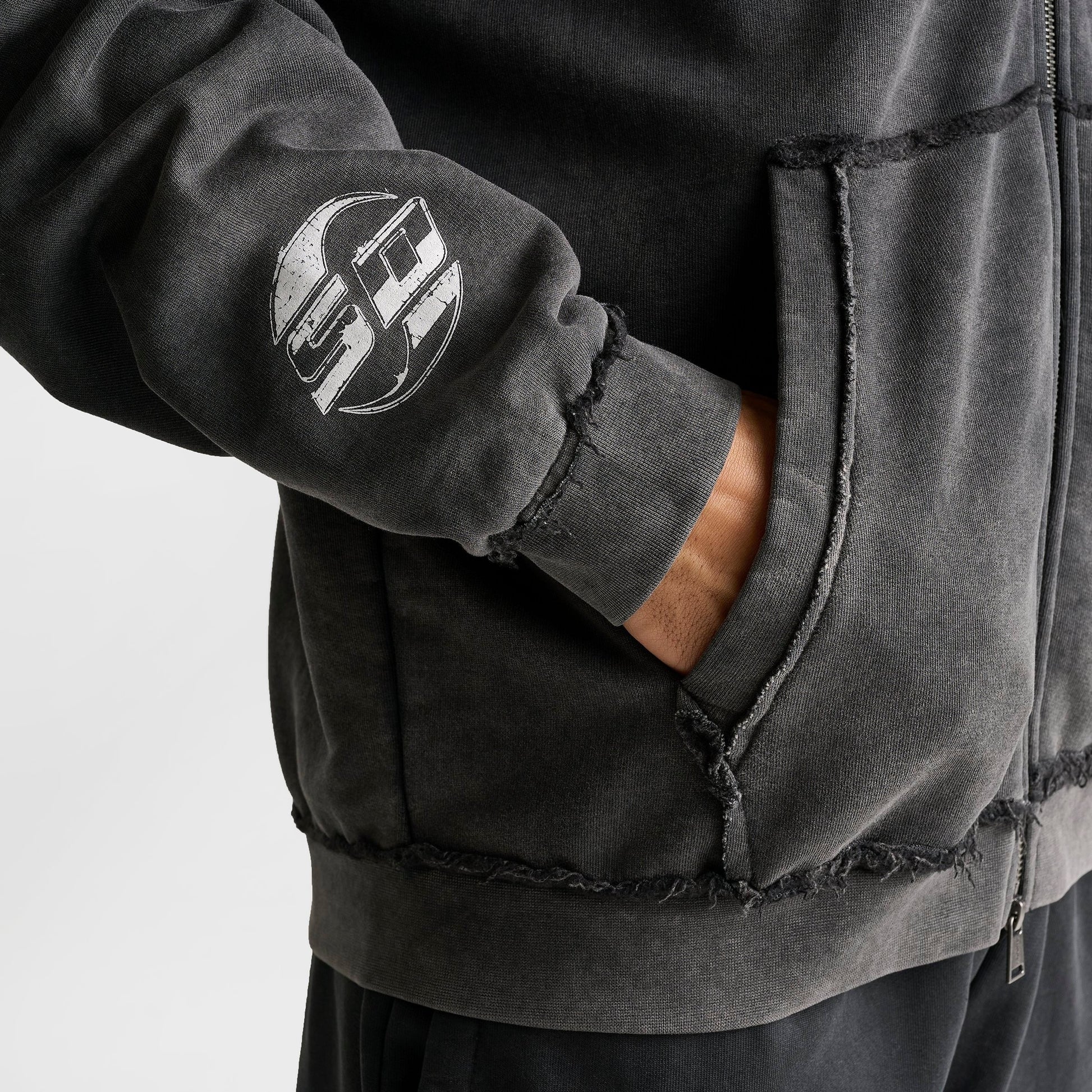 Men's Supply & Demand Tuscan Full-Zip Hoodie - Dark Grey