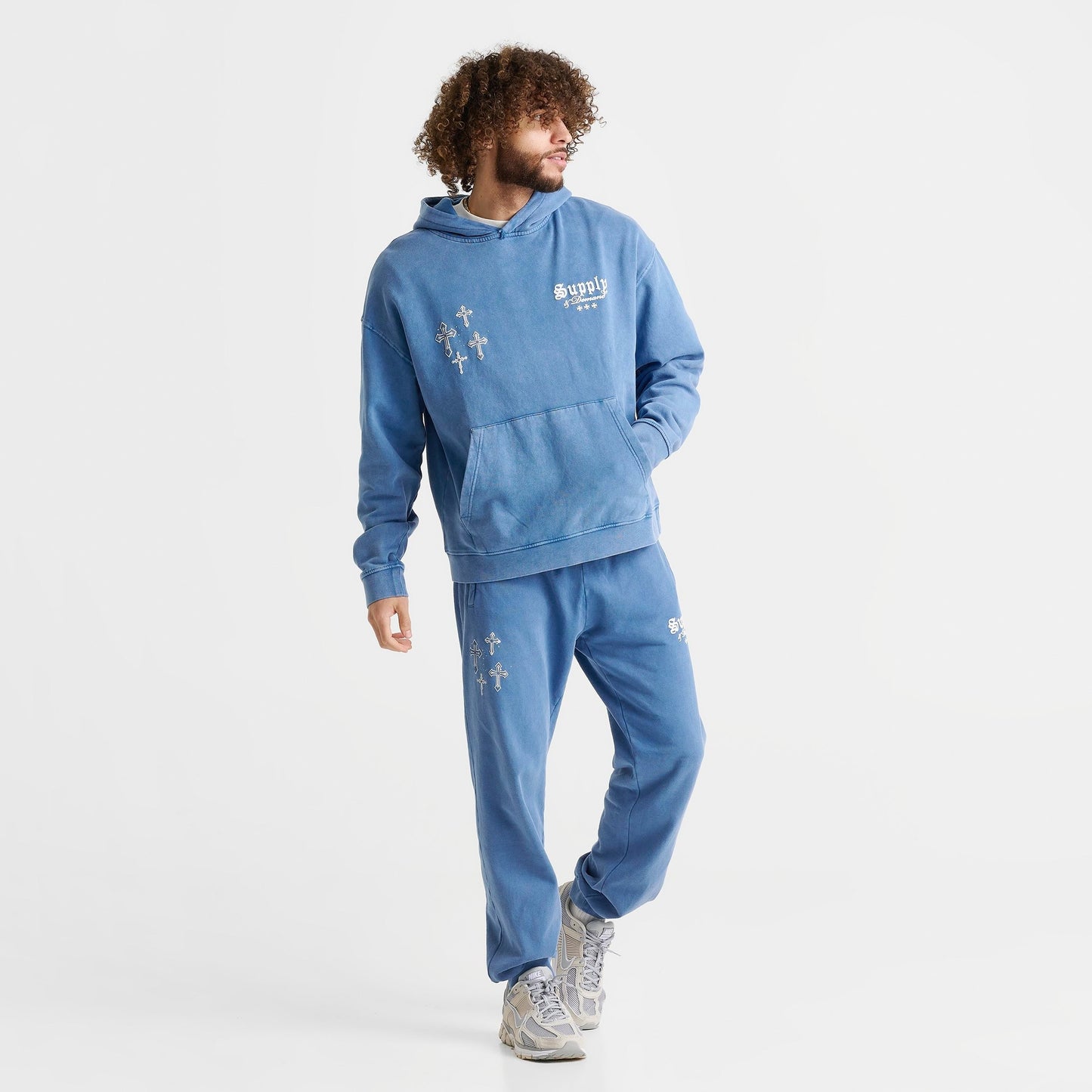 Men's Supply & Demand Orthodox Pullover Hoodie - Copen Blue