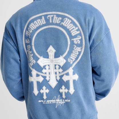 Men's Supply & Demand Orthodox Pullover Hoodie - Copen Blue