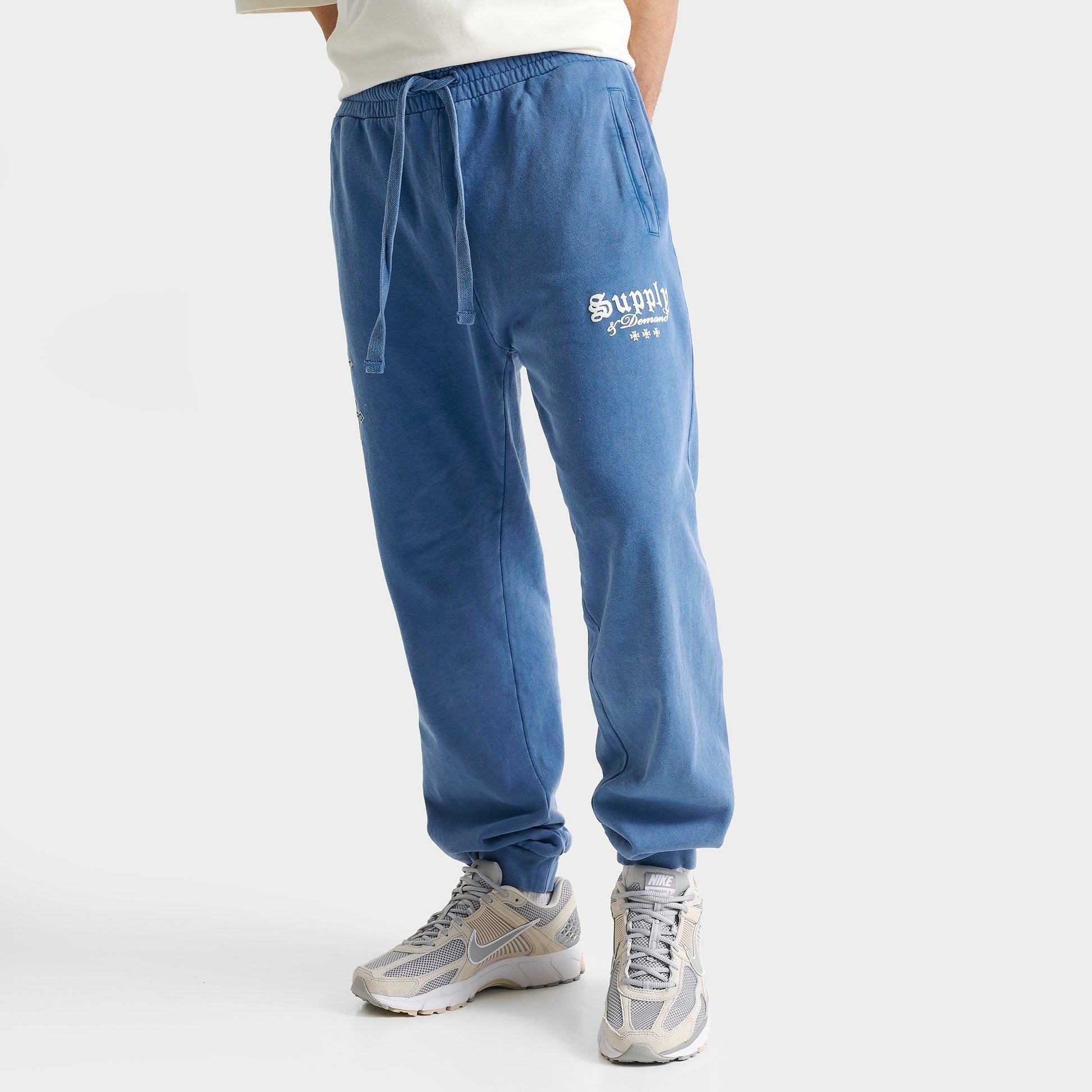 Men's Supply & Demand Orthodox Fleece Jogger Pants - Copen Blue