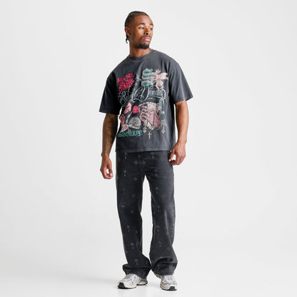 Men's Supply & Demand Motley Graphic T-Shirt - Black